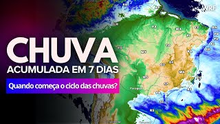 010924 PREVISÃO DAS CHUVAS BRASIL SETEMBRO DEVE CASTIGAR COM SECURA [upl. by Attinahs673]