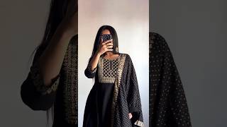 Meesho black kurta set haul review meeshokurtasethaul meeshokurtasets meeshohaul [upl. by Nihs]