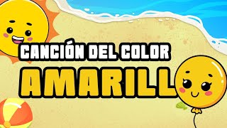 Canción para aprender y jugar con el color amarillo – Canciones infantiles [upl. by Ahsilif696]