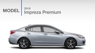 2019 Subaru Impreza Premium  Model Review [upl. by Adihsaar]