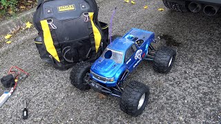 HPI Savage SS LRP ZR32 Nitro Truck First Run With New Shocks amp Diff [upl. by Petra670]