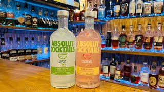 Absolut Vodka Absolut Cocktails RTS Review New Absolut Vodka Ready To Serve Cocktails [upl. by Anyar985]