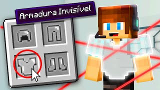 FIZEMOS UMA ARMADURA INVISÍVEL SECRETA NO MINECRAFT   Minecraft Espiões Vs Espiões 03 [upl. by Htrap]