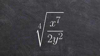 Rationalize the denominator of fourth root of a rational monomial [upl. by Hannover]