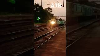 🚂 HIMSAGAR EXPRESS 😍 NIGHT RIDE WITH WAP 7 shortsfeed shorts indianrailways [upl. by Kovacs363]