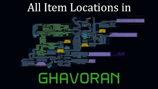 Metroid Dread  Ghavoran All Items [upl. by Kcirttap46]