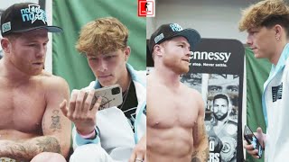 CANELO SHOWS TAYLER HOLDER HOW TO DEFEAT amp KO GIB [upl. by Akirej]