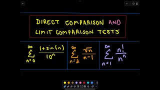 Limit Comparison Test and Direct Comparison Test [upl. by Nehte]