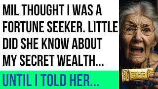 Accused by MIL of gold digging She didn’t know about my million dollar secret [upl. by Airom]