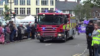 Buckinghamshire Fire and Rescue Scania Rescue Pump Blue light  Sirens [upl. by Abert]