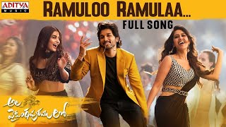 Ramuloo Ramulaa Full song  Allu Arjun  Trivikram  Thaman SS [upl. by Twedy]