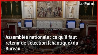 Assemblée nationale  ce qu’il faut retenir de l’élection chaotique du Bureau [upl. by Sitoeht56]