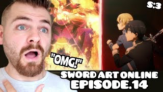 THEY CANT WIN  Sword Art Online  Episode 14  SEASON 3 ALICIZATION  New Anime Fan  REACTION [upl. by Anabella]