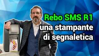 ETICHETTE SEGNALETICHE  come stampare in casa con REBO SMSR1 AXC 11 [upl. by Najram556]