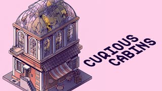 quotCurious Cabinsquot  drawing an isometric house in Procreate [upl. by Atinar944]