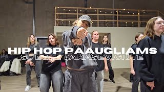 HIP HOP KAUNE  treniruotės paaugliams  Eglė Tarasevčiūtė  NO NAME studija [upl. by Nylitsirk]