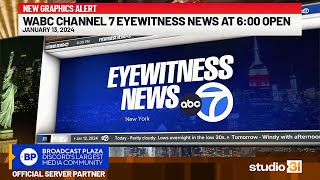 WABC Channel 7 Eyewitness News at 600 Open 1132024 New Graphics [upl. by Arik736]