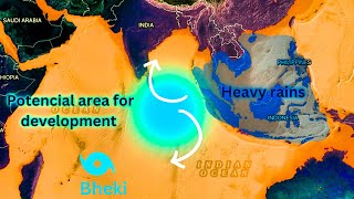 Tropical update Nov 19th cyclone Bheki amp new systems to form in the Indian Ocean Heavy rains also [upl. by Zrike]