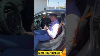 Knight Rider Windows Electrochromic Mirror on McLaren 720S Spider blocks majority of the sunlight [upl. by Atirihs620]