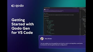 Getting Started with Qodo Gen VSCode Extension [upl. by Anauq835]