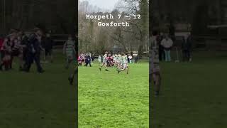 Morpeth 7  12 Gosforth rugby rugbyunion [upl. by Lad]