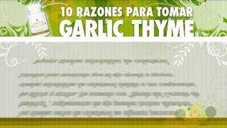 10 razones para tomar Garlic Thyme de Forever Living Products [upl. by Tolland250]