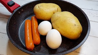 Se você tiver 2 batatas 2 ovos e 2 salsichas faça esta receita deliciosa para sua família [upl. by Adachi]