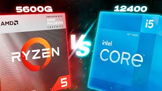 A Verdadeira Comparação Ryzen 5 5600G vs i5 12400 Quem Vai Sair Vitorioso 👑 [upl. by Eimerej]