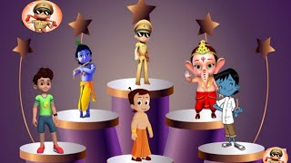 Little Singham run Krish  Ganesha bheem kicko speedo very amazing gameplay runninggamesinside [upl. by Uranie]