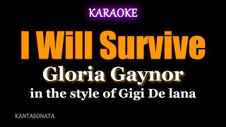 I Will Survive  Gloria Gaynor Karaoke Version [upl. by Butterworth]