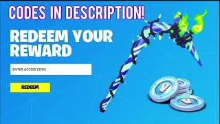 STILL WORKING Minty Pickaxe Codes In Description Fortnite [upl. by Aivon]