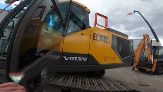 2022 VOLVO EC 300 EL Interior and Exterior Walkaround ATEST Expo IEC [upl. by Nyl702]