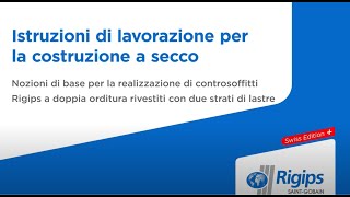 Creare un controsoffitti  Istruzioni per la costruzione a secco  Swiss Edition [upl. by Massimo]