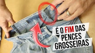 como apertar calça jeans cós [upl. by Lugar]