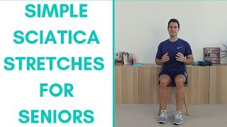 Simple Stretches For Sciatic Pain For Seniors  Dealing With Sciatica  More Life Health [upl. by Akeirahs]