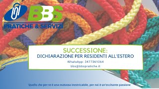 SUCCESSIONE RESIDENTI ALLESTERO [upl. by Pinchas]