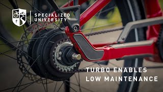 Turbo enables low maintenance  Specialized electric bikes [upl. by Acimaj]