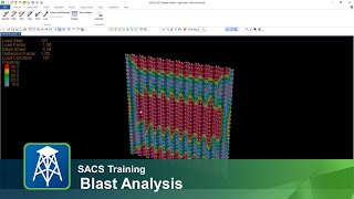 Blast analysis in SACS CE [upl. by Marx406]