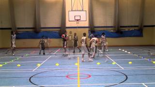 Warmup Games for Youth Basketball Tag Ball [upl. by Ollayos734]