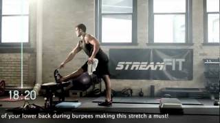 The 3 Best Stretches to Get Better at Burpees [upl. by Ettenaj]