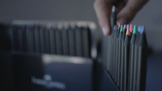 Unboxing FaberCastell BLACK EDITION Colored Pencils [upl. by Nyladnarb]