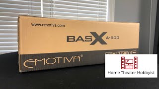 Emotiva BasX A500 Unboxing [upl. by Lucilla]