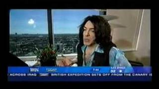 Paul Stanley Australian TV quotTodayquot 070307 [upl. by Ajat]