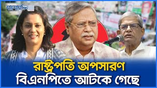 রাষ্ট্রপতি সরানোর পেছনে ষড়যন্ত্র দেখছে বিএনপি  President Shahbuddin  BNP  Politics  Jaijaidin [upl. by Anegroeg]