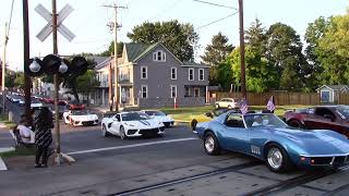 Corvette Parade Part 2 Carlisle PA 82623 [upl. by Ecinrev342]