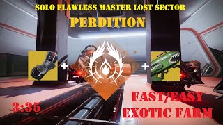 Fast Exotic Engram Farm  Master Perdition Lost Sector  Prismatic Warlock  Destiny 2 Final Shape [upl. by Holmann]