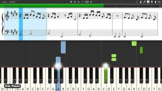 AJR  Bummerland  Piano tutorial and cover Sheets  MIDI [upl. by Hasila]