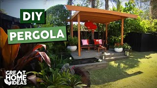 How To Build A VietnameseStyle Pergola  Gardening  Great Home Ideas [upl. by Yllime]