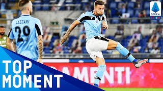 MilinkovicSavic Scores a SUPER Volley  Lazio 21 Cagliari  Top Moment  Serie A TIM [upl. by Dagnah]