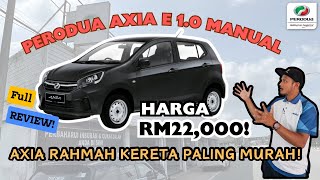 AXIA RAHMAH👉AXIA 10 MANUAL KERETA YANG PALING MURAH DI MALAYSIA [upl. by Anoi371]